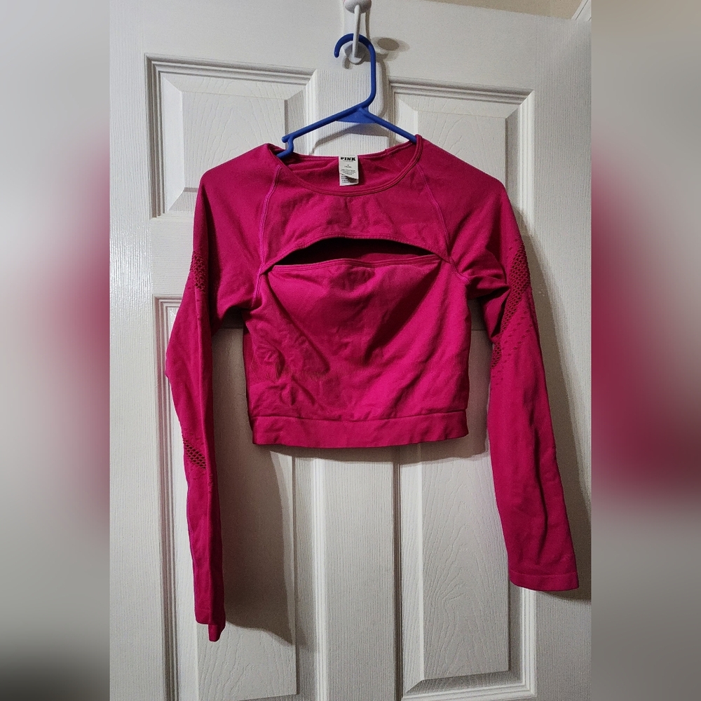 Victoria secret cropped cut off shirt size medium